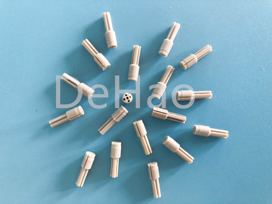 PEEK 450G Machined Insulator SMA 2.92MM RF Connector Adapter