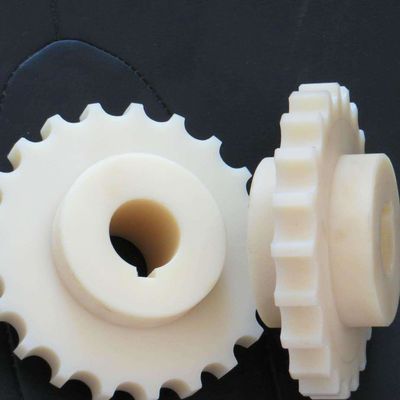 CNC Nylon Machined Parts , PA66GF30 Nylon Plastic Gear