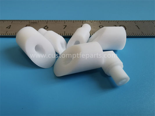 High Frequency PTFE Insulator 45 Degree Coaxial CNC Machining Process