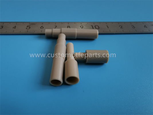 OEM PEEK Machined Parts Tube High Frequency RF Connector