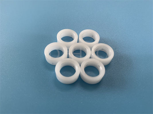 White POM Acetal Plastic Ring Washer Food Processing Machine Parts