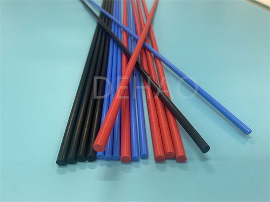 Medical Industrial PTFE Extruded Rod , High Tamperature Resistant Black PTFE Rod