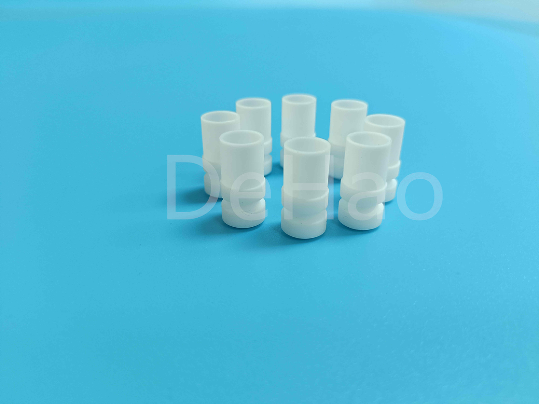 High Precision PTFE Insulators CNC Machined Parts Coax RF Coaxial Connectors