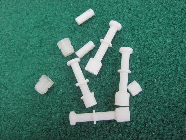 RF Connector Custom PTFE Parts , RoHS Injection Molded PTFE Parts