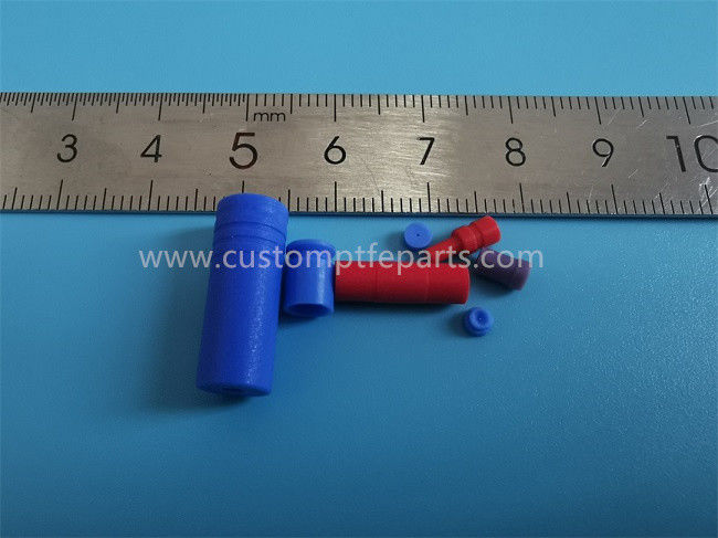 Colorful Custom PTFE Parts Insulator Gasket Tube High Temperature Resistance