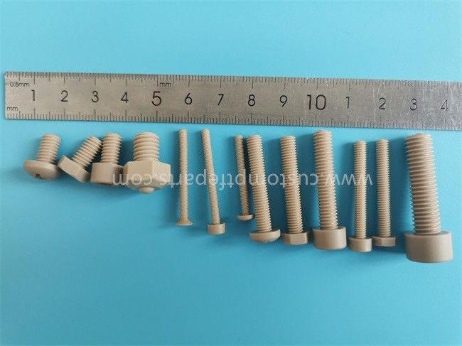 Polyetheretherketone Plastic Hex Bolt