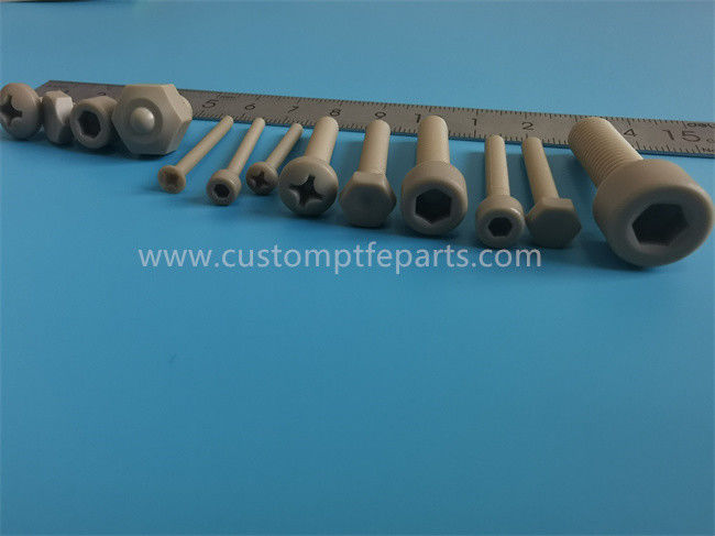 Polyetheretherketone Plastic Hex Bolt