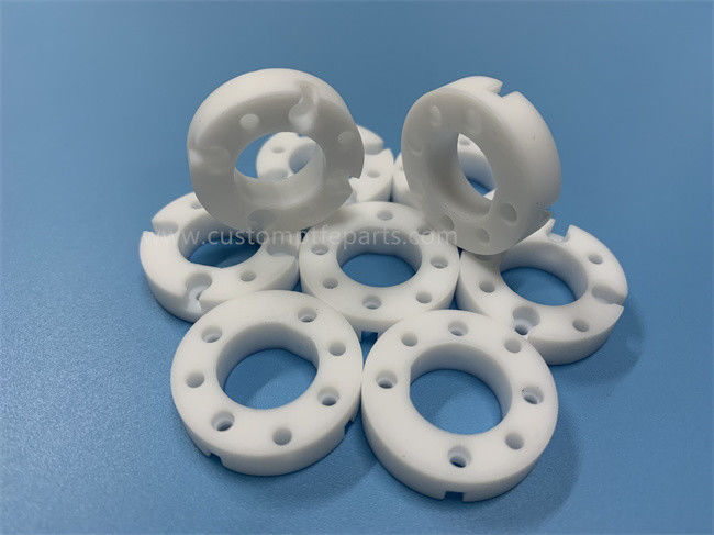 White Custom PTFE Parts PTFE Socket Medical Treatment Connector