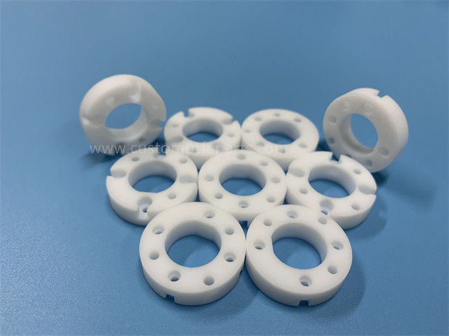 White PTFE Machined Parts PTFE Precision Socket Medical Treatment Connector