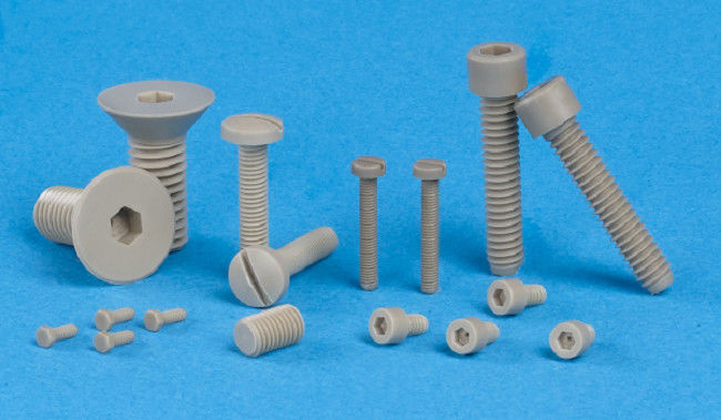 Polyetheretherketone Plastic Hex Bolt