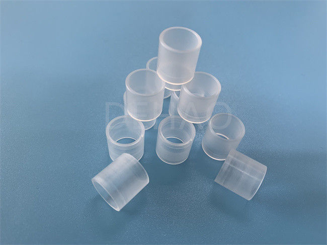 Clear CNC Machining Plastic Parts Microwave Antennae Coaxial Cable Connectors