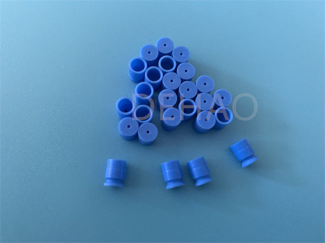 Blue Custom PTFE Parts High Temperature Resistance Gasket Tube