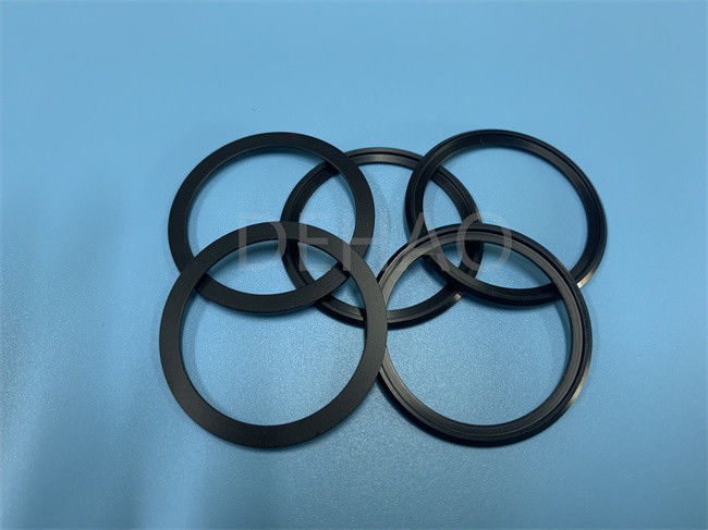 Black POM Acetal Copolymer Baffle Ring Sliding Sleeve Gasket Ring Washer Seal