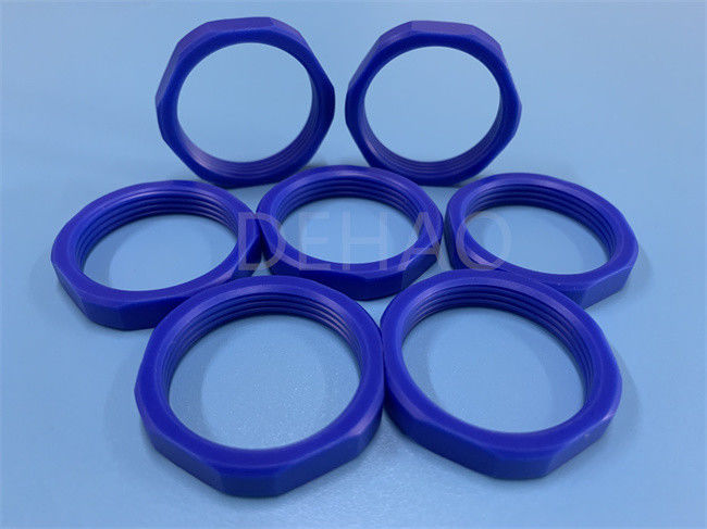 Blue Plastic Screw Nut