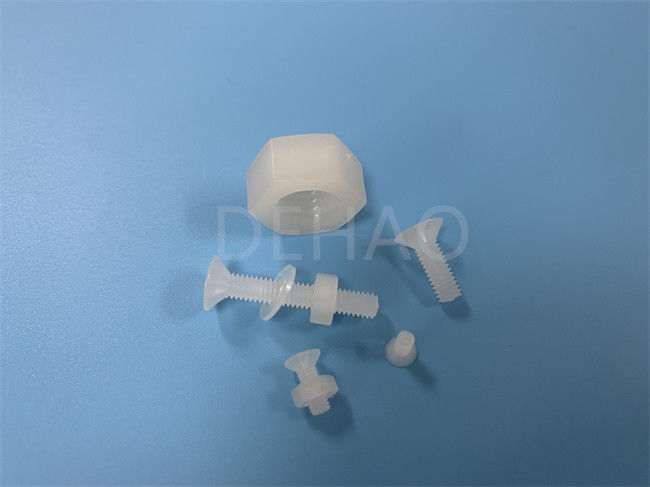 White PVDF Parts Chemical Corrosion Resistant ISO9001