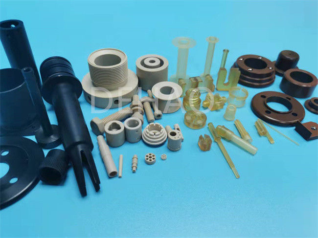 PEEK Seal Plugs Screws Nut CNC Machining Plastic Parts Custom