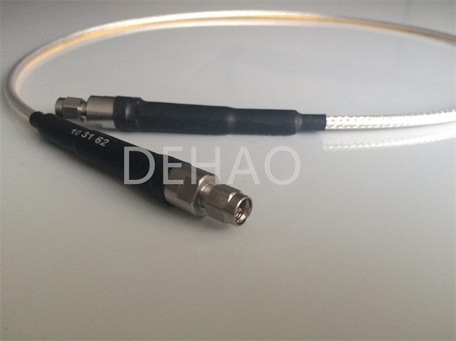 PTFE Cable Assemblies Insulator For 2.92 RF Coaxial Connector Stainless Steel