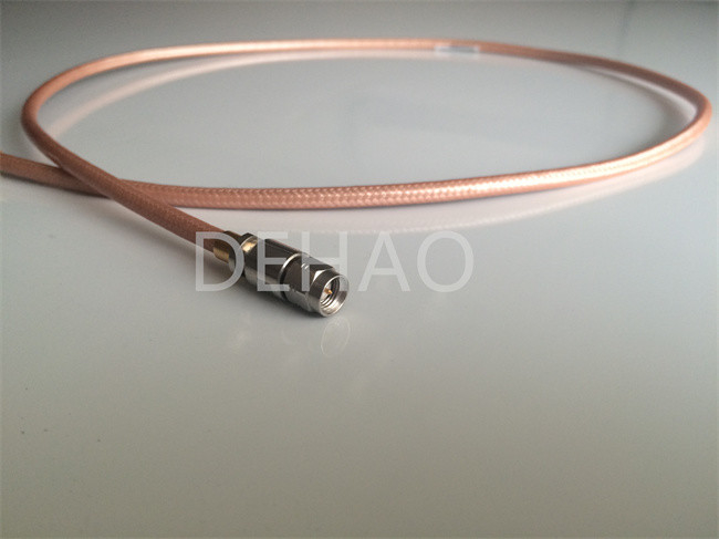 PTFE Cable Assemblies Insulator For 2.92 RF Coaxial Connector Stainless Steel