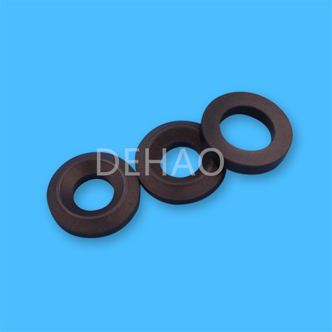 Carbon Fiber Filled PTFE Machined Parts Plastic Seal Cylinder Gaskets Ring